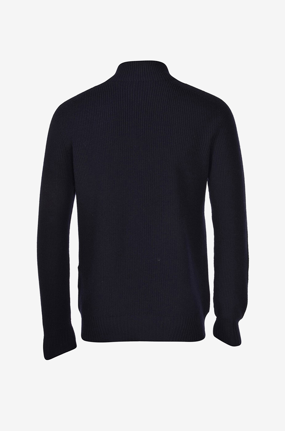 GRAN SASSO Cardigan à col montant en maille Homme BLEU FONCE 2