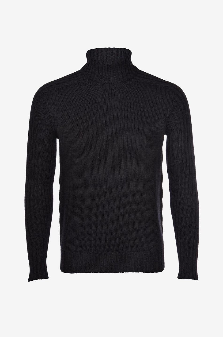 GRAN SASSO Rollkragenpullover aus Schurwolle Herren SCHWARZ 1