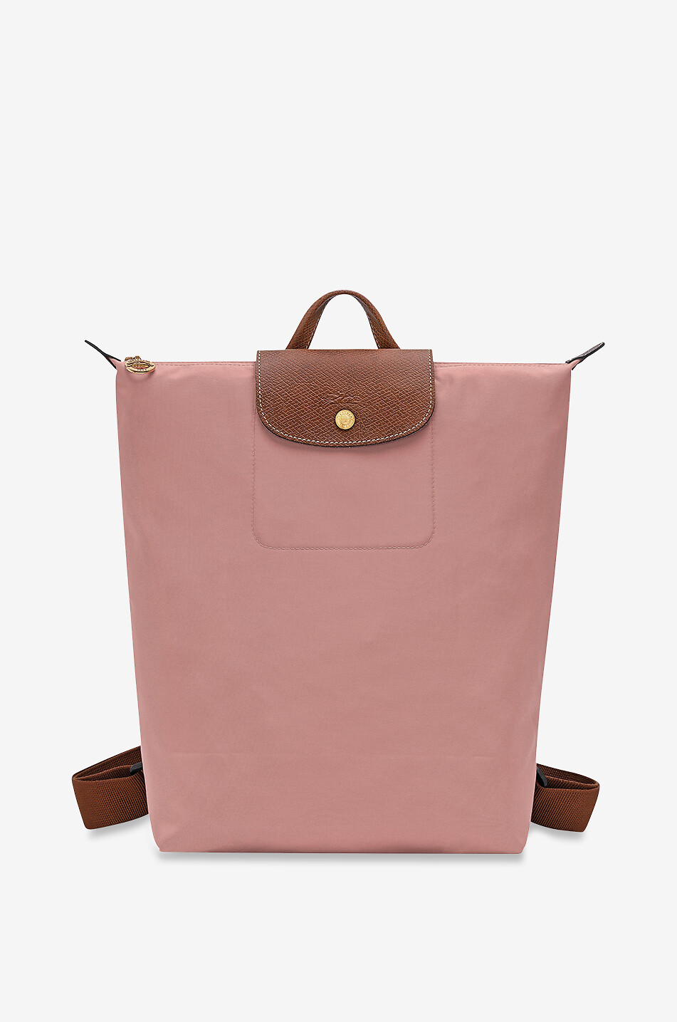 Sac à dos en toile et cuir de Russie Le Pliage Original M