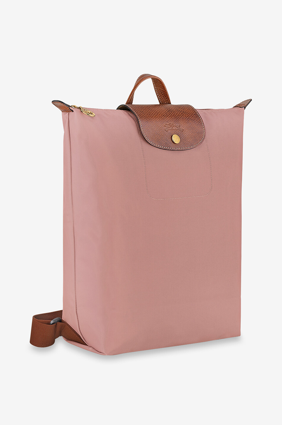 Sac à dos en toile et cuir de Russie Le Pliage Original M