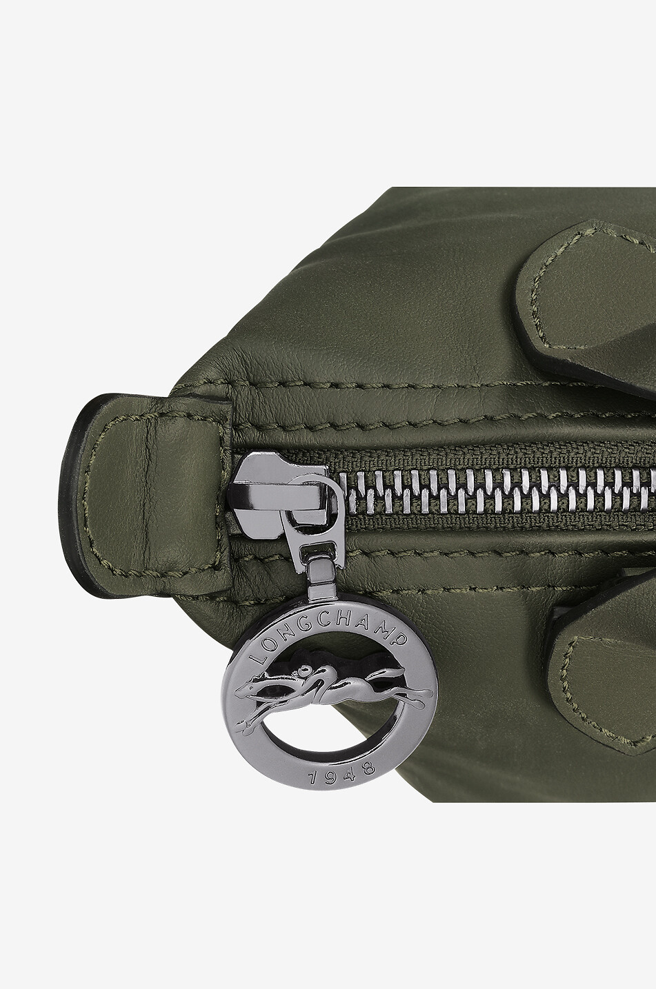 LONGCHAMP Sac à main en cuir Le Pliage Xtra XS Femme VERT FONCÉ 6