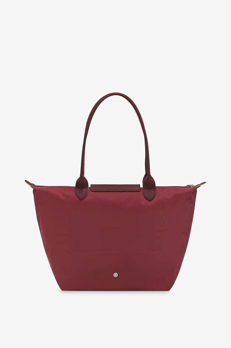LONGCHAMP Le Pliage Green L Recycled canvas shopping bag Women DARK RED 4