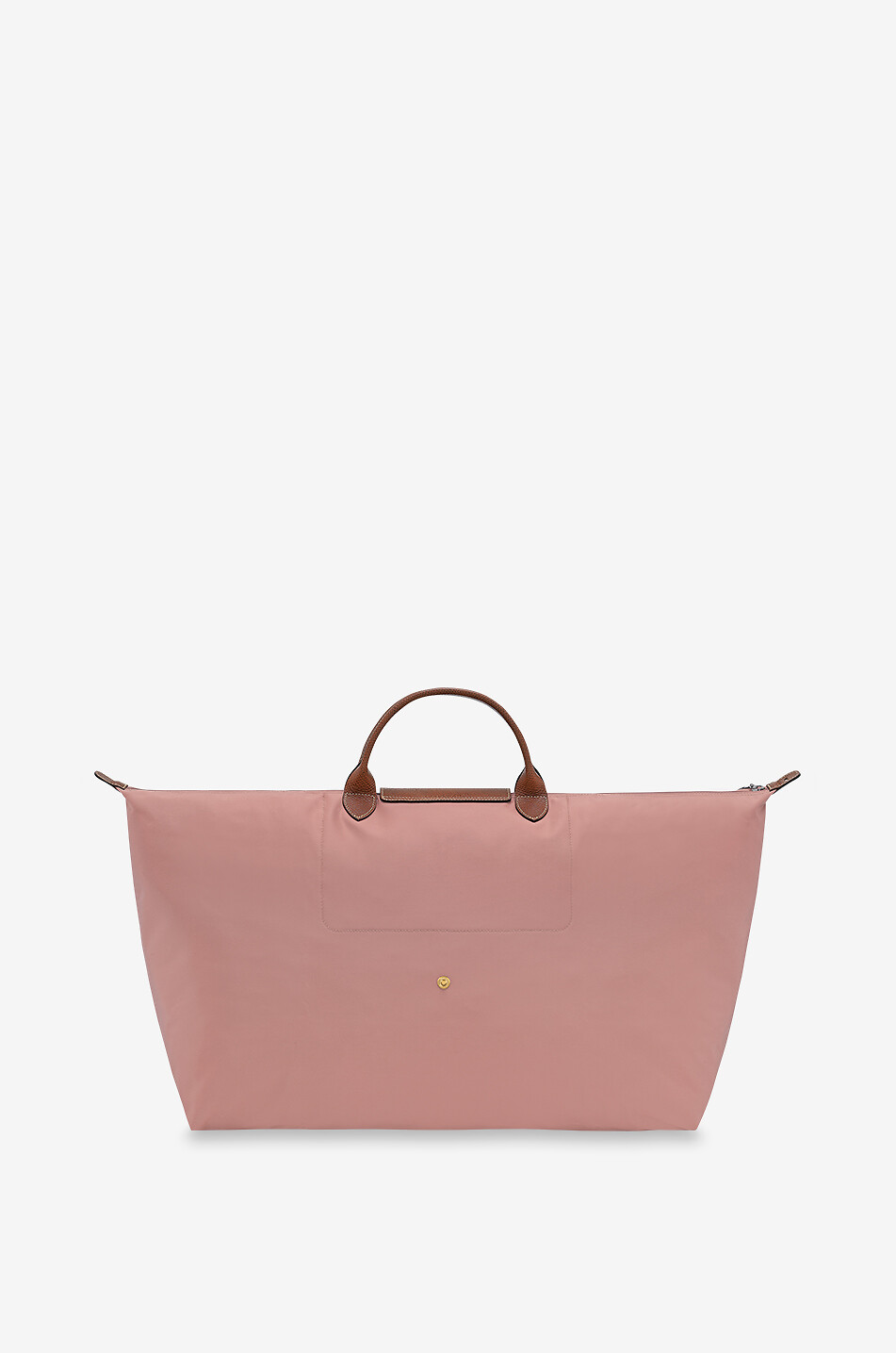 LONGCHAMP Sac de voyage en toile et cuir de Russie Le Pliage Original M Femme ROSE CLAIR 2