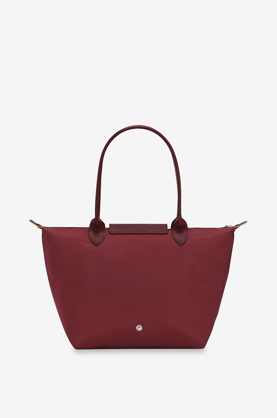 LONGCHAMP Le Pliage Green M Recycled canvas shopping bag Women DARK RED 4