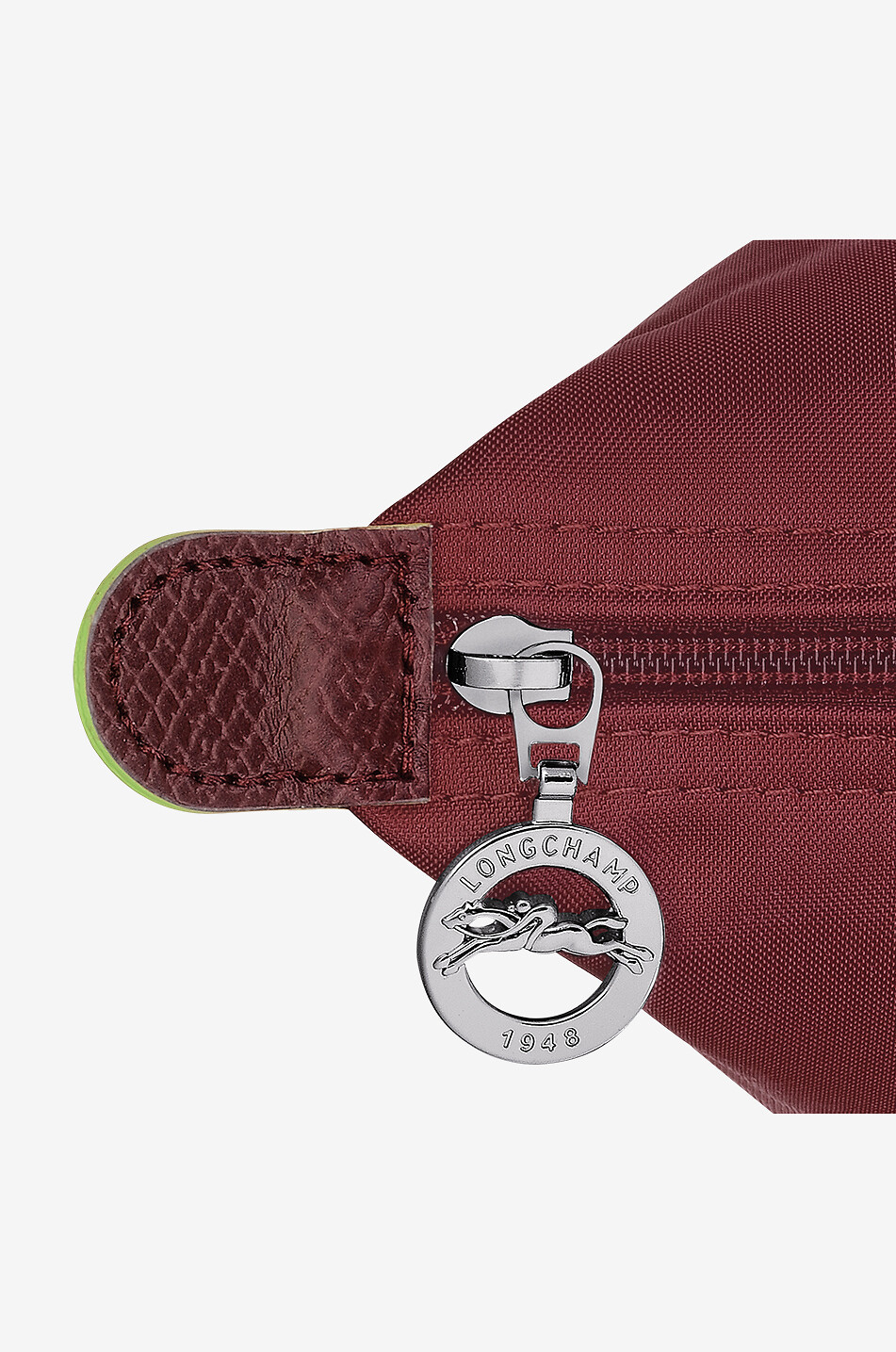 LONGCHAMP Le Pliage Green M Recycled canvas shopping bag Women DARK RED 6