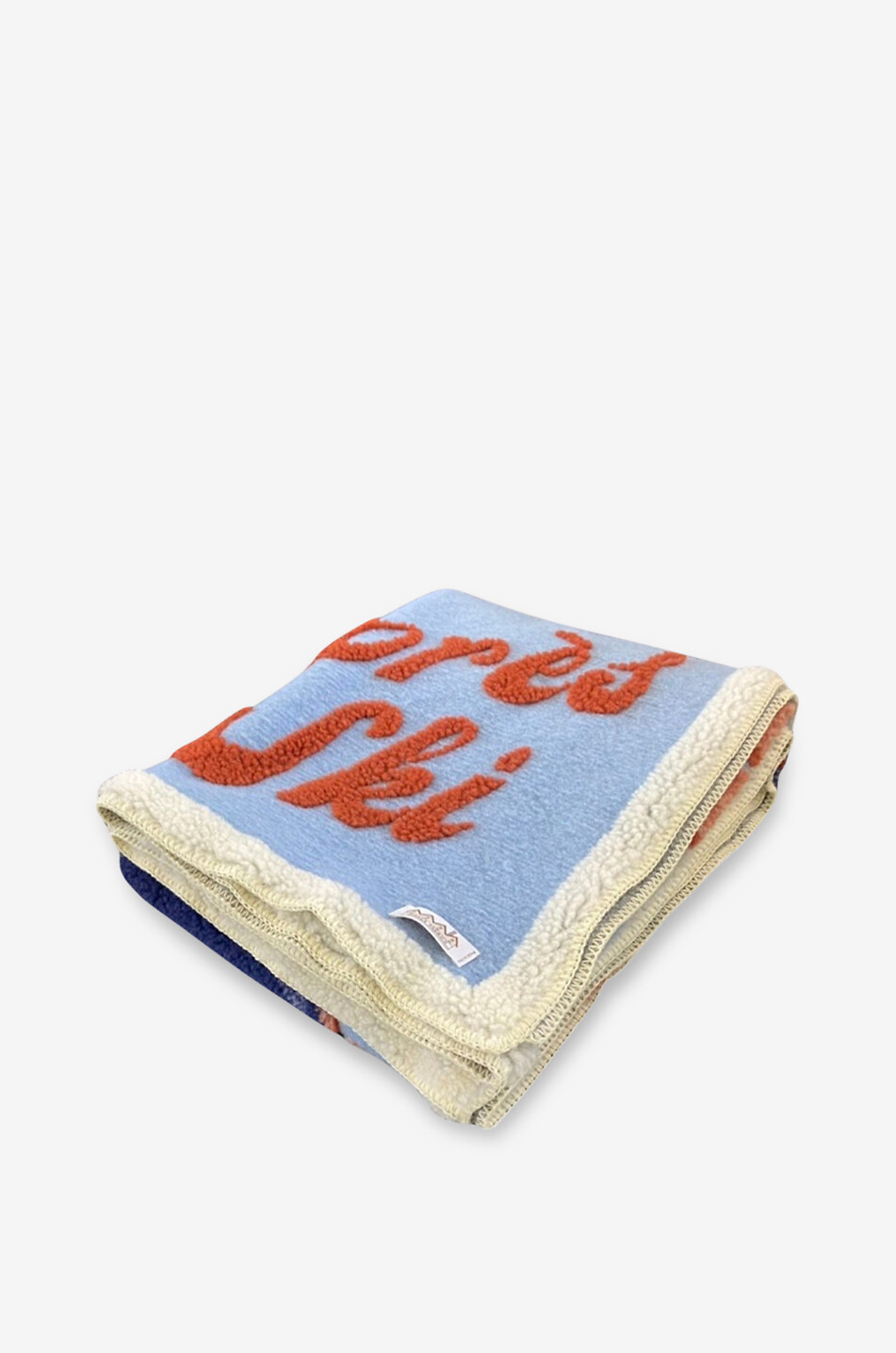 BIELLA FABRICS Après Ski virgin wool blanket Home BLUE 1