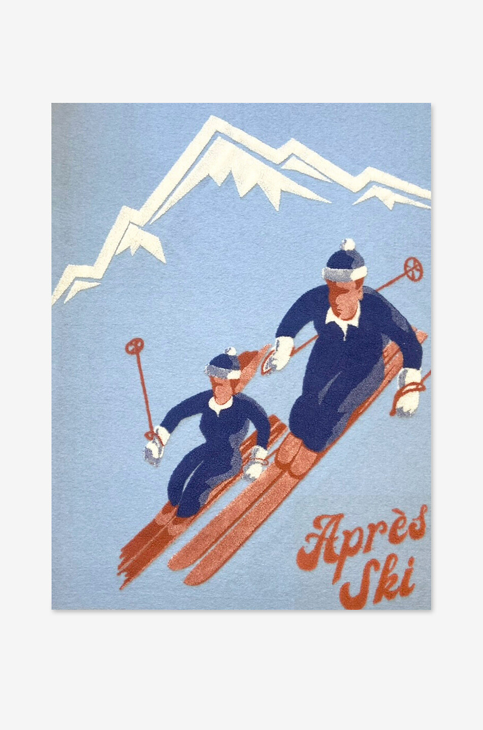 BIELLA FABRICS Après Ski virgin wool blanket Home BLUE 2