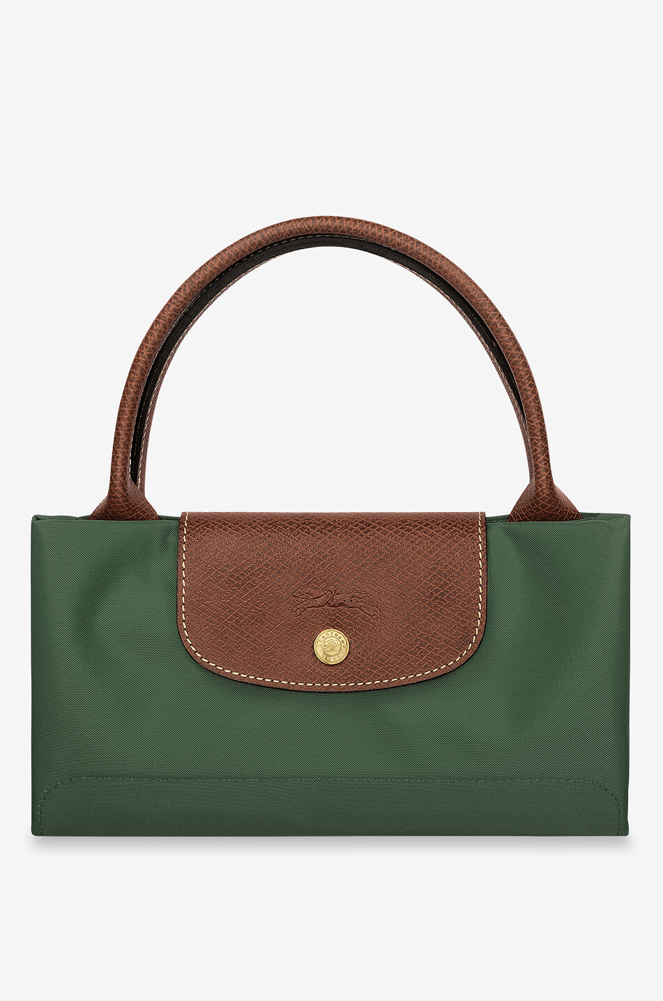 LONGCHAMP Sac à main en toile Le Pliage Original M Femme VERT 6