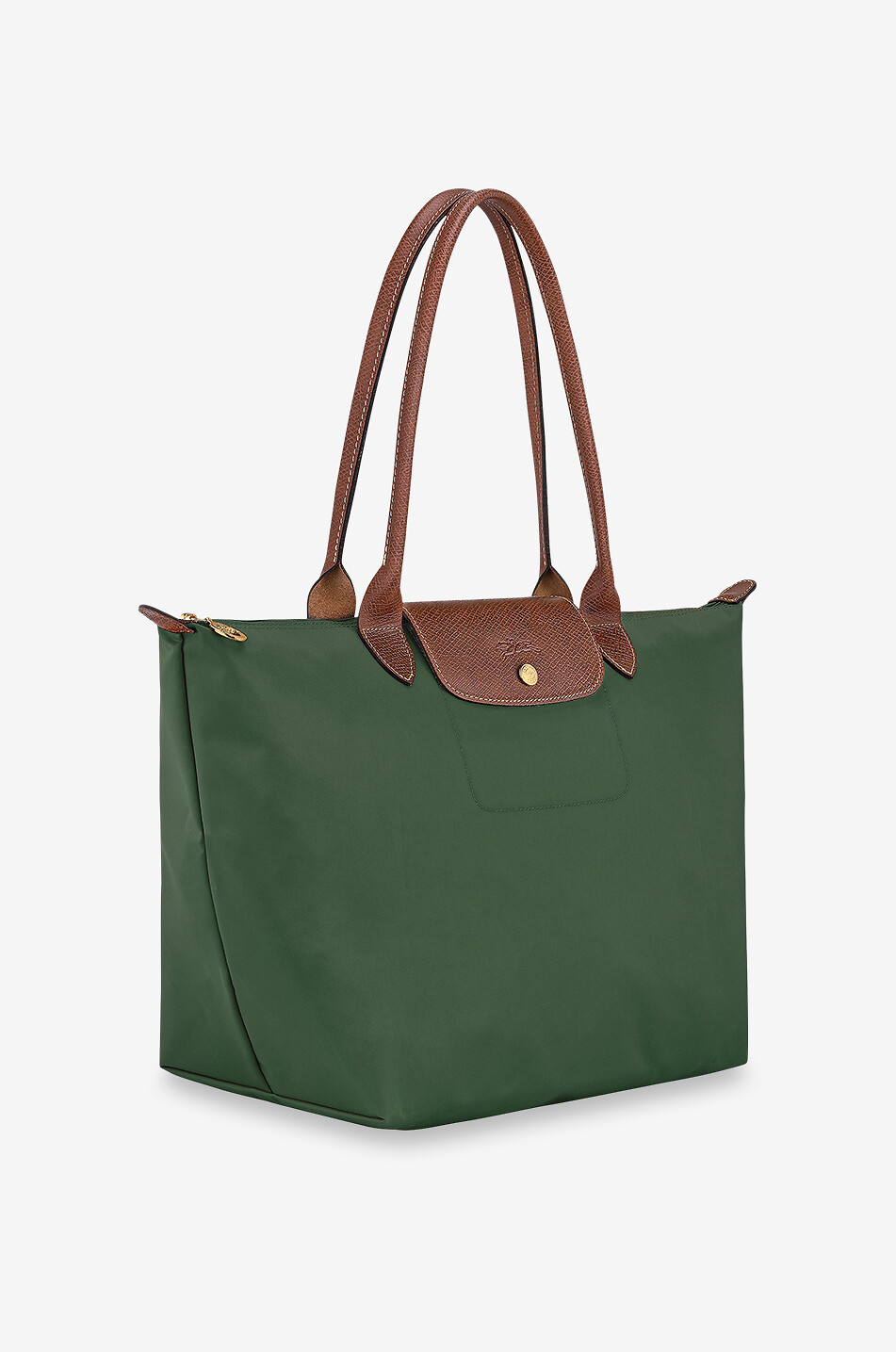 LONGCHAMP Le Pliage Original L coated canvas tote bag Women GREEN 2