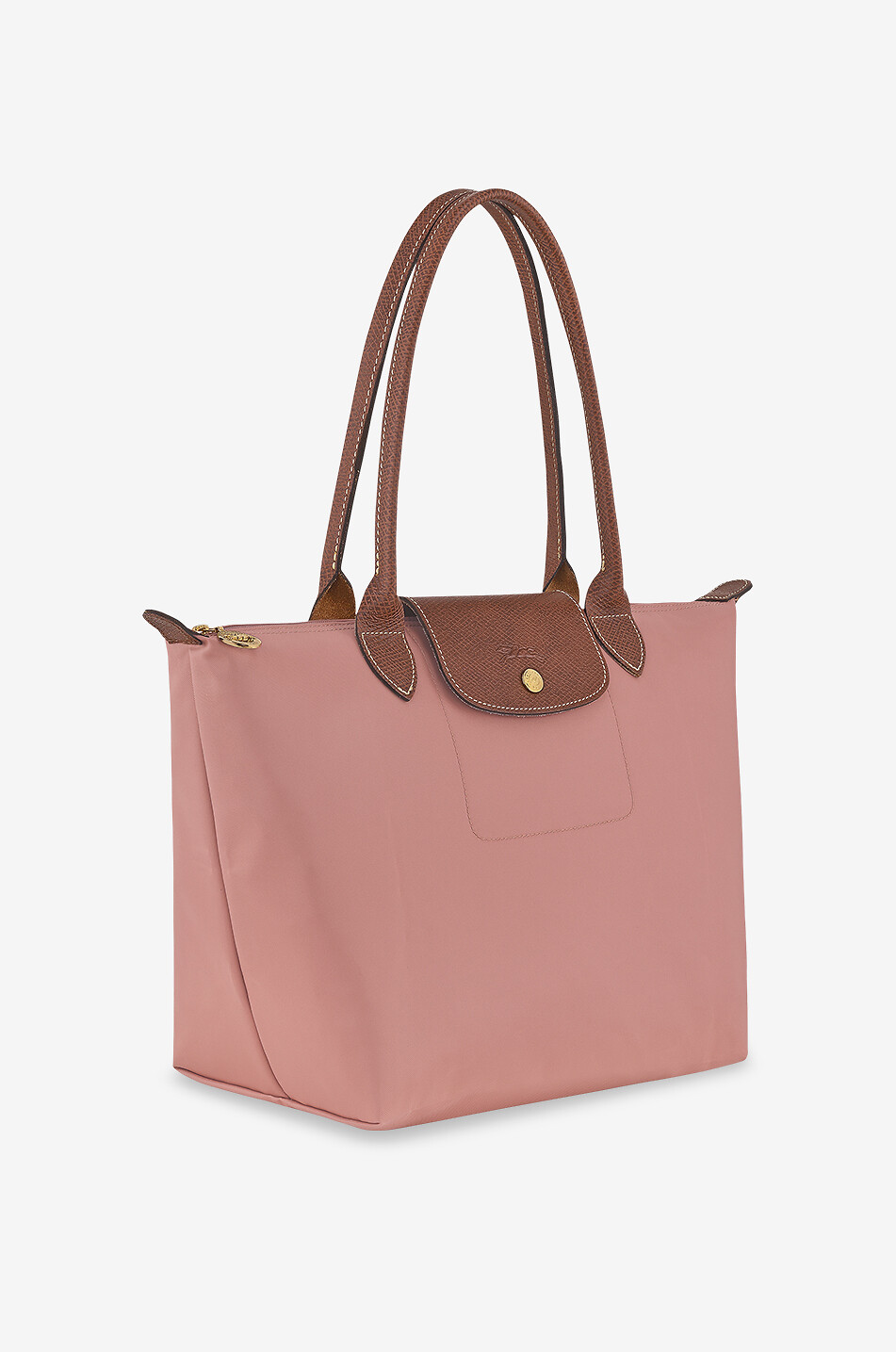 LONGCHAMP Le Pliage Original M coated canvas tote bag Women LIGHT PINK 2