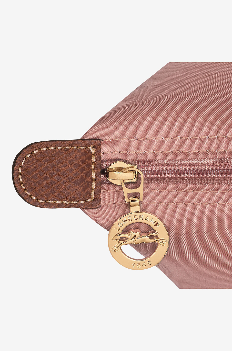 LONGCHAMP Le Pliage Original M coated canvas tote bag Women LIGHT PINK 5