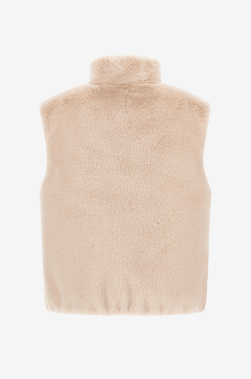 HERNO Resort Mink faux fur vest Women Light beige 2