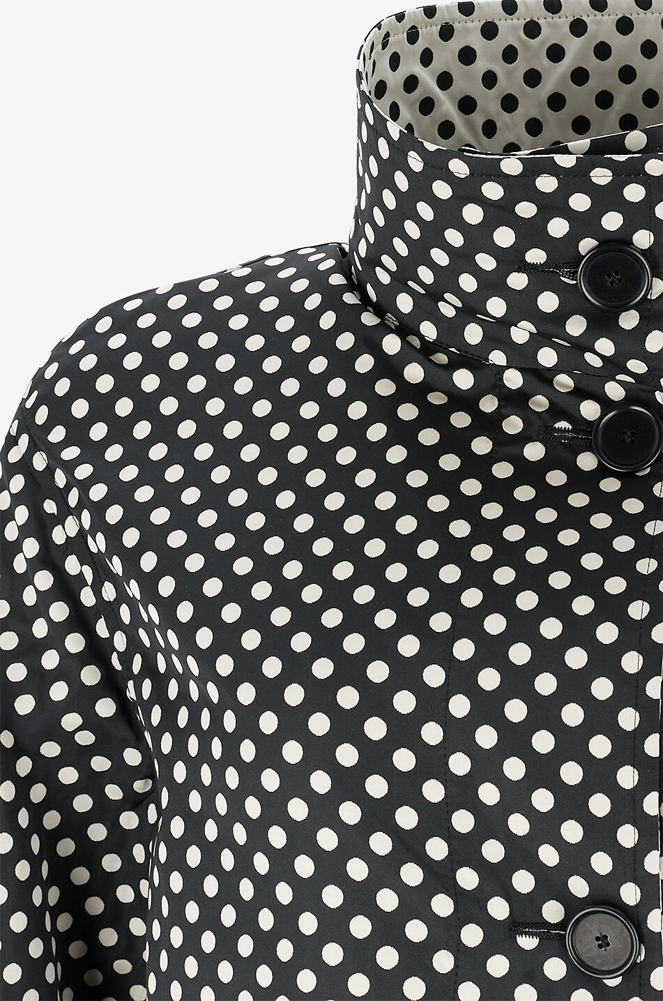 AKRIS PUNTO Wendbare Jacke mit Stehkragen Polka Dot Damen BUNT 3