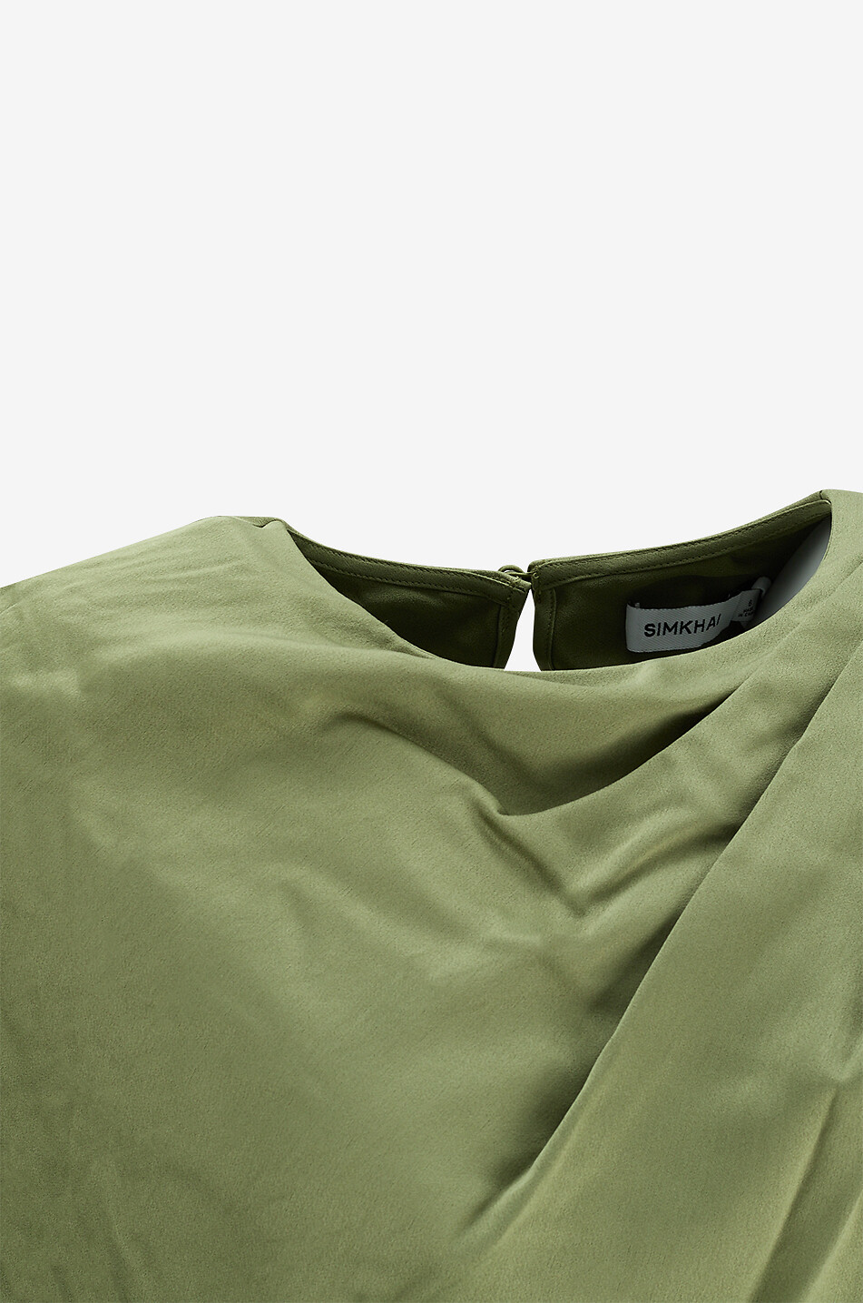 SIMKHAI Izel breezy cape dress Women GREEN 3