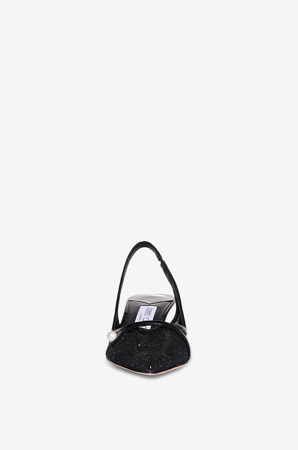 JIMMY CHOO Slingback-Pumps aus Mesh und Leder Amita 45 Damen SCHWARZ 2