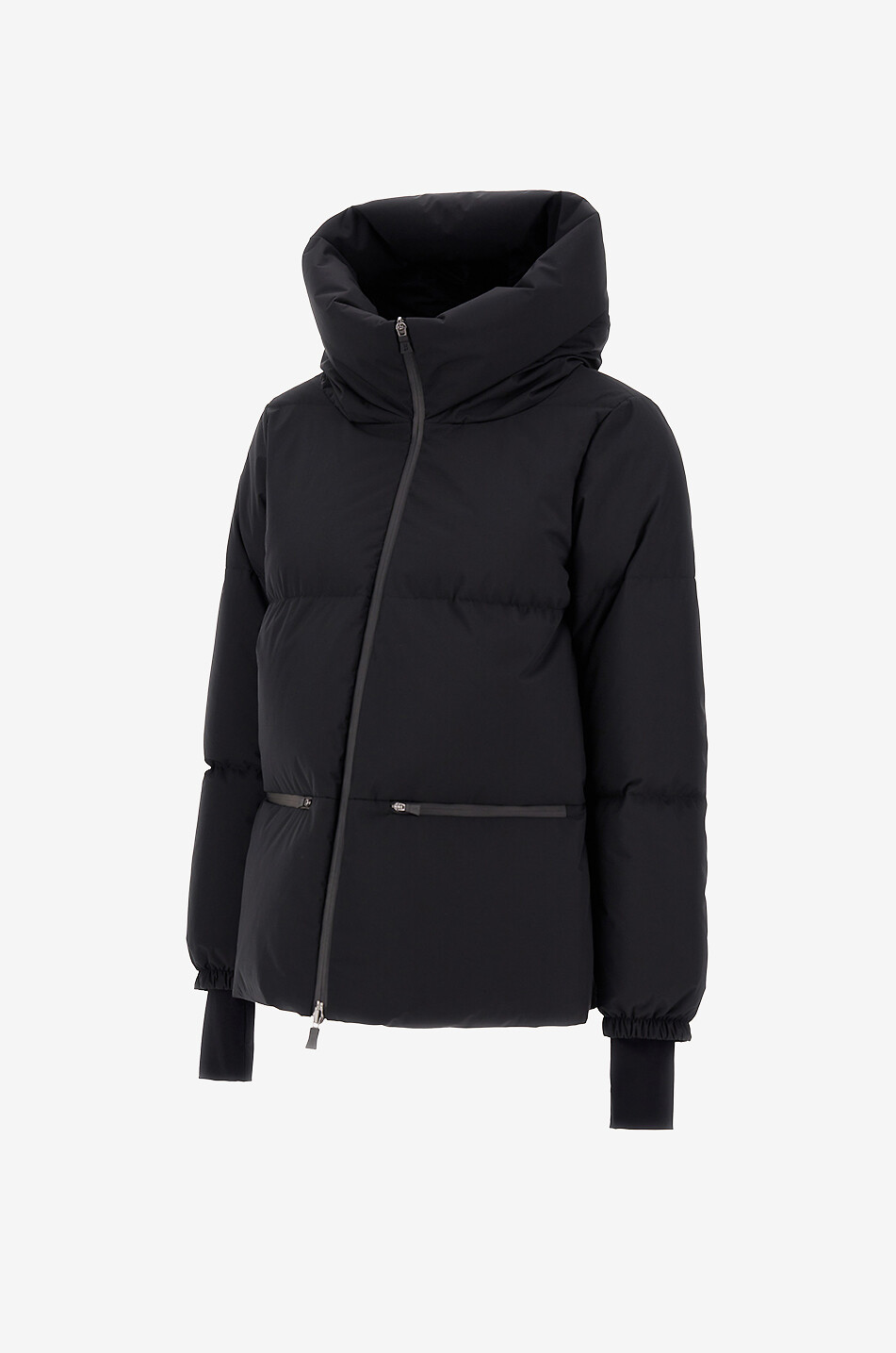 HERNO Zweilagige kurze Daunenjacke Damen SCHWARZ 3