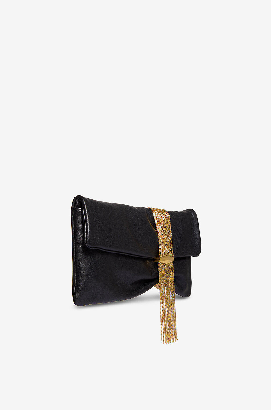 JIMMY CHOO Nappaleder-Clutch Zandra Damen SCHWARZ 2