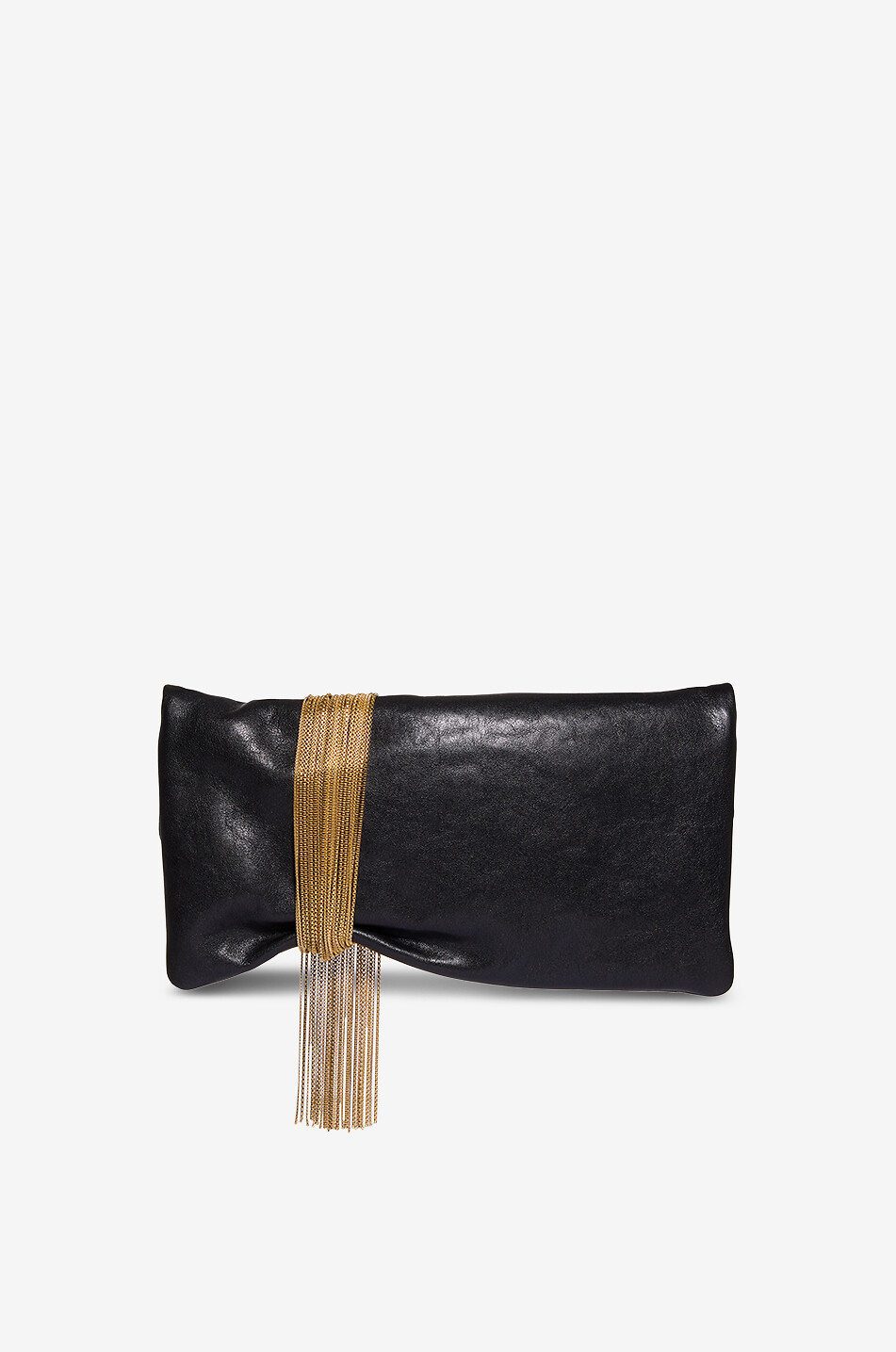 JIMMY CHOO Nappaleder-Clutch Zandra Damen SCHWARZ 3