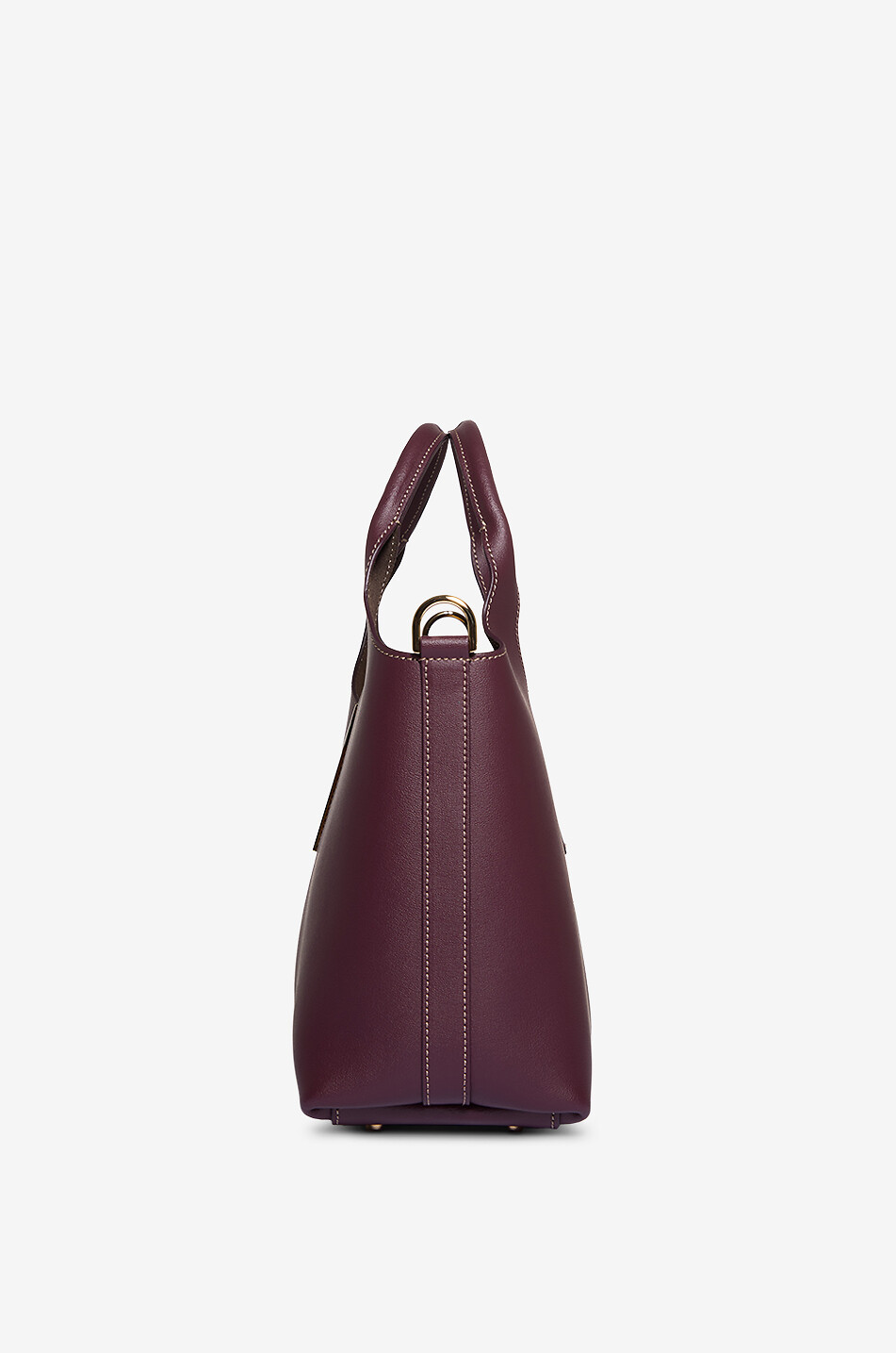 TOD'S Sac cabas en cuir souple Shopping Tote Mini Femme ROUGE FONCÉ 4