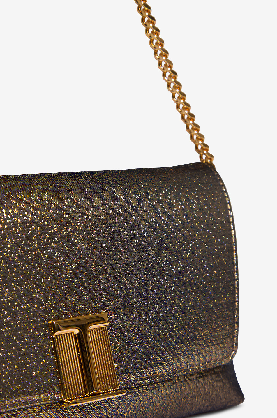 TOM FORD Sac porté épaule en jacquard métallisé Nobile Mini Femme JAUNE 5