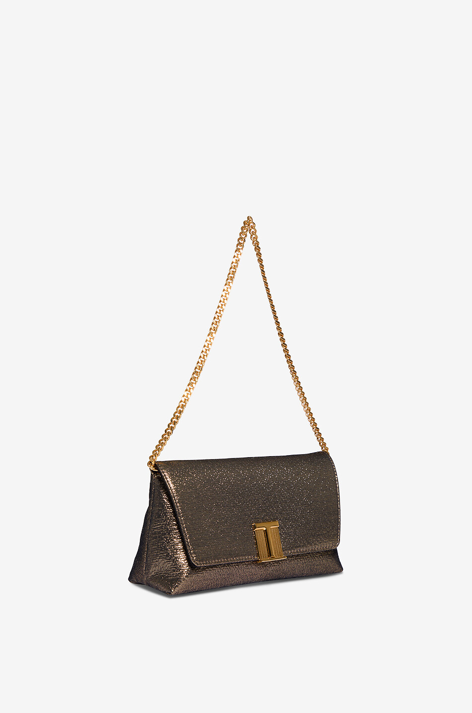 TOM FORD Sac porté épaule en jacquard métallisé Nobile Mini Femme JAUNE 2
