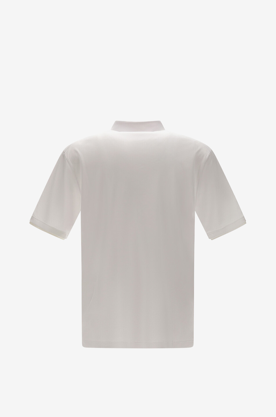 HERNO Polo à manches courtes en jersey Resort Homme BLANC 2