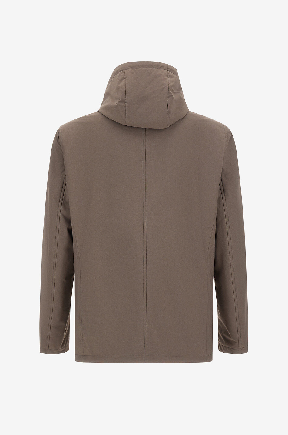 HERNO Resort Comfort Stretch Nylon 2-in-1 blazer Men BROWN 2