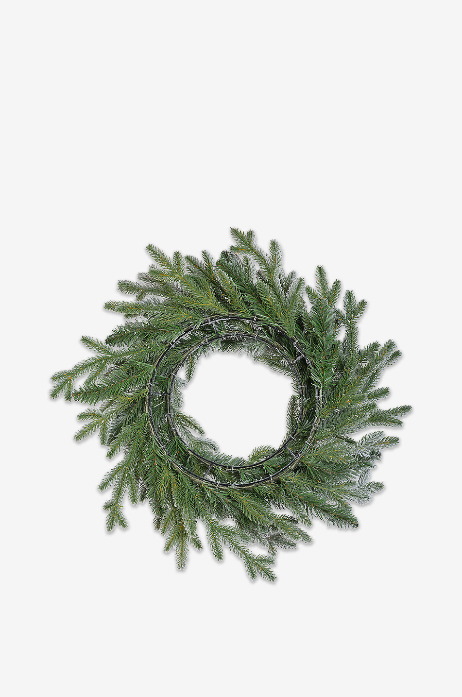 KAEMINGK Norway decorative snowy fir tree wreath Home WHITE 4