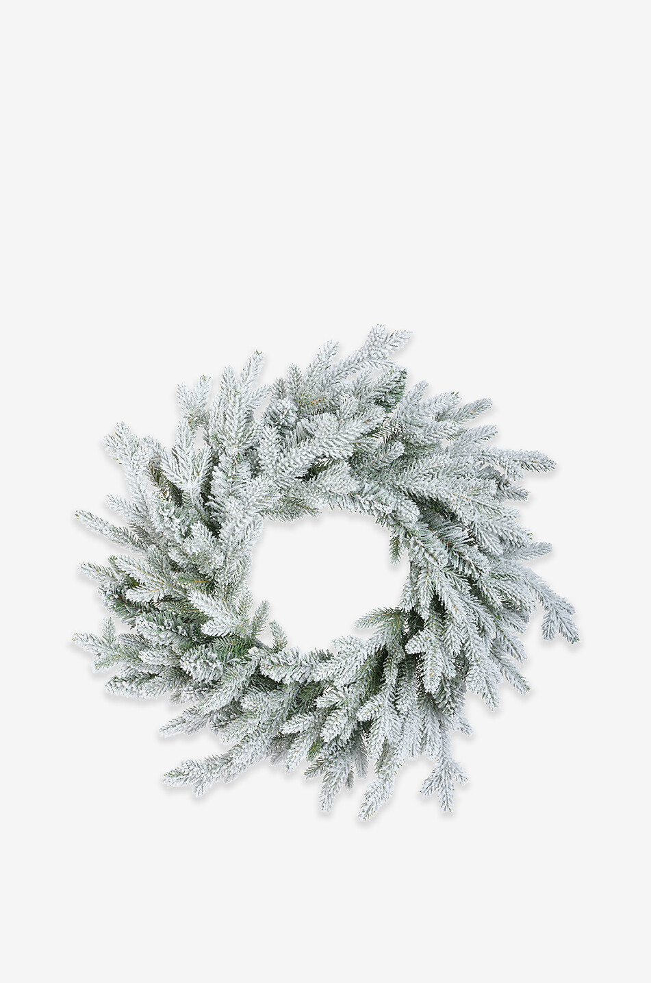 KAEMINGK Norway decorative snowy fir tree wreath Home WHITE 1