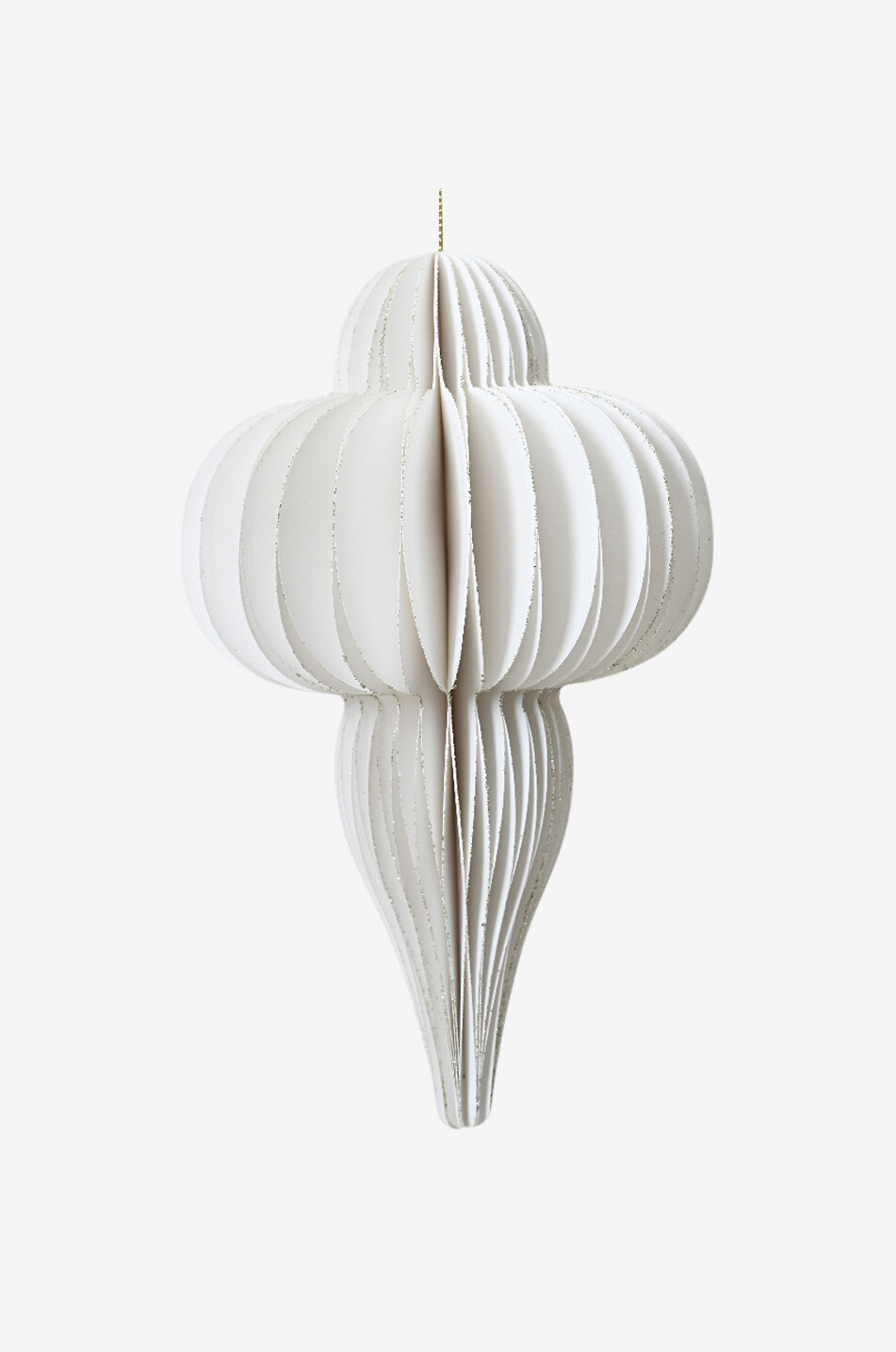 Weihnachtskugel aus Papier