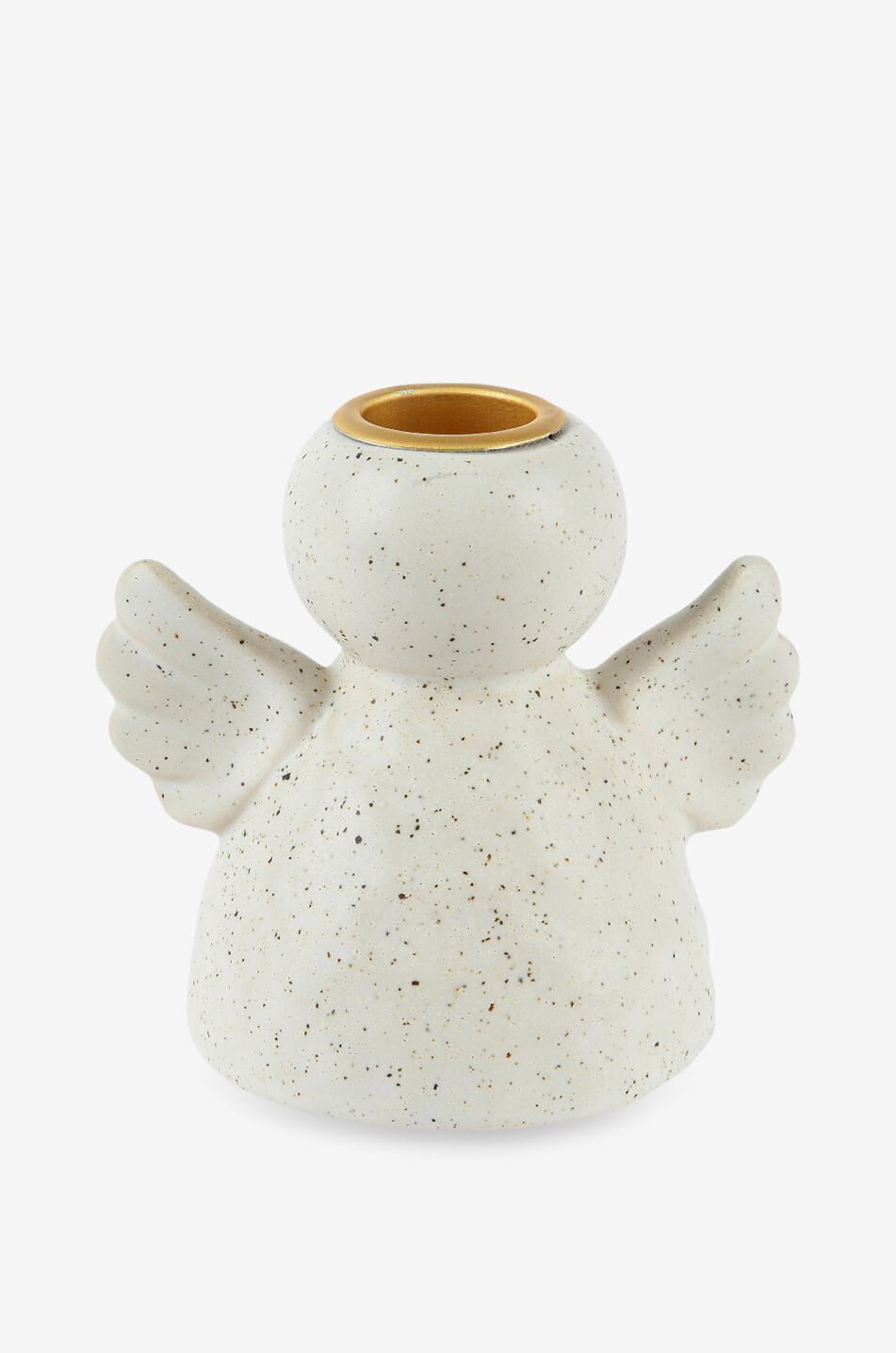 Bougeoir en porcelaine petit ange
