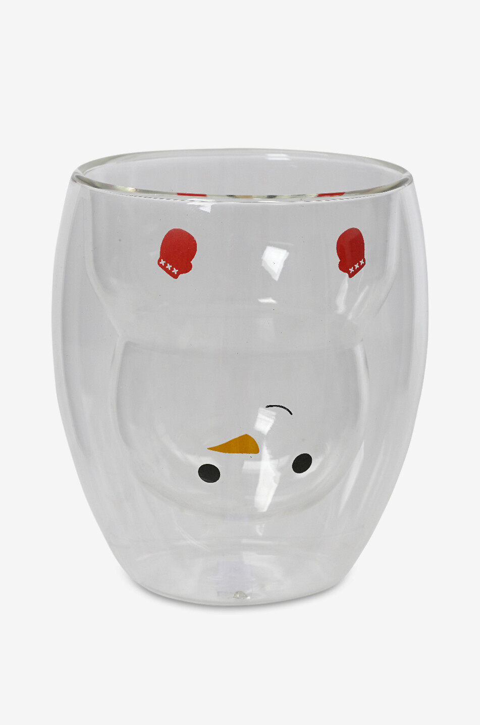 Doppelwandiges Wasserglas Snowman