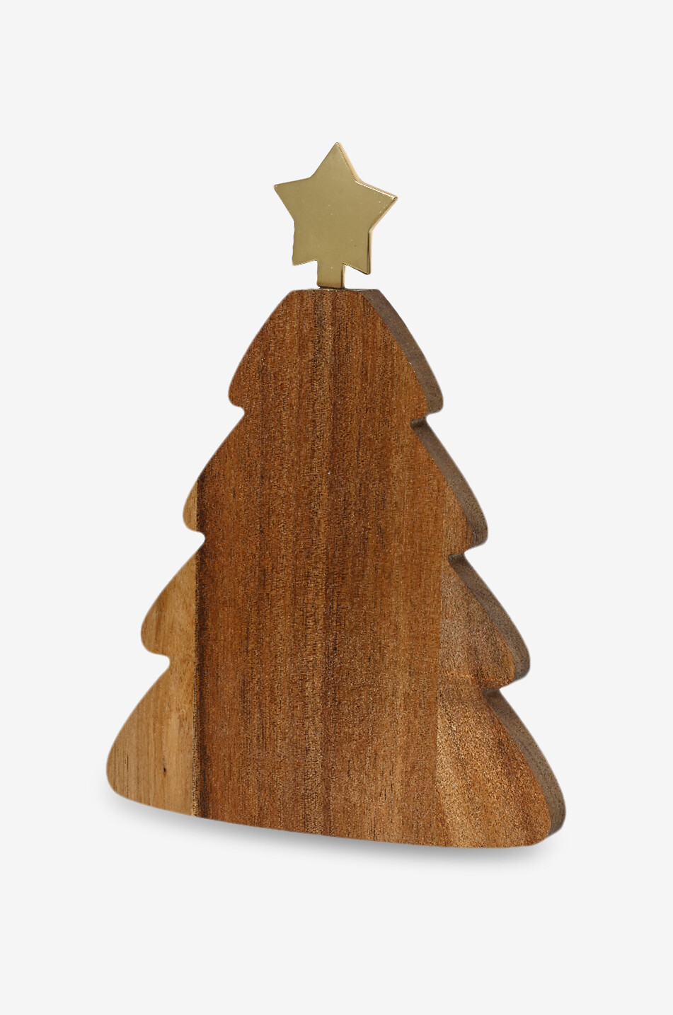Fir tree cheese tray in acacia wood