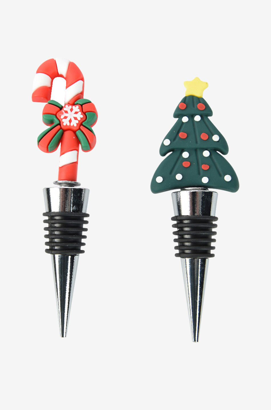 KAEMINGK Set de bouchons décoratifs Christmas Tree & Candy Cane Maison MULTICOLORE 1