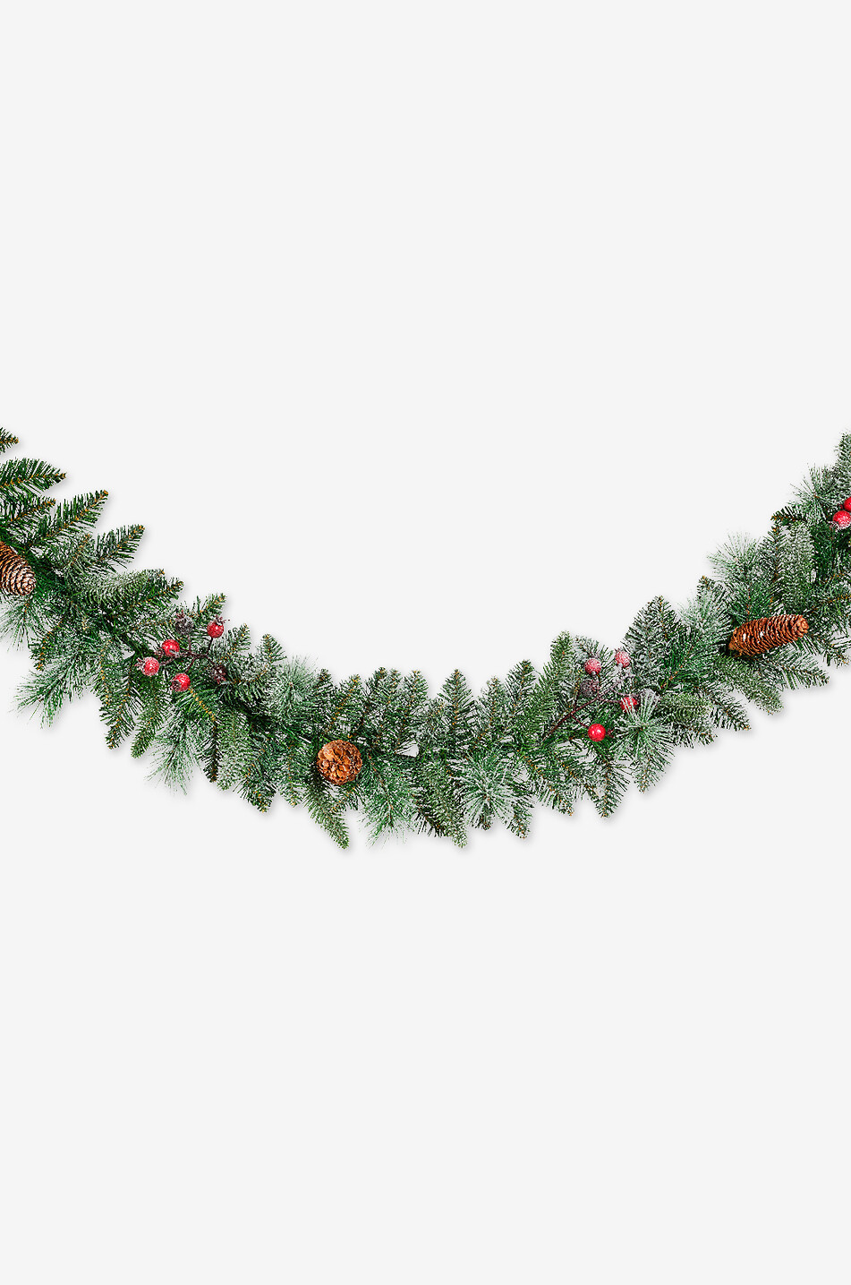 Windham icy fir tree and berry garland