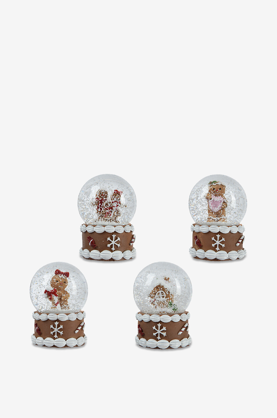 KAEMINGK Gingerbread Family snow globe Home MULTI COLOURED 1