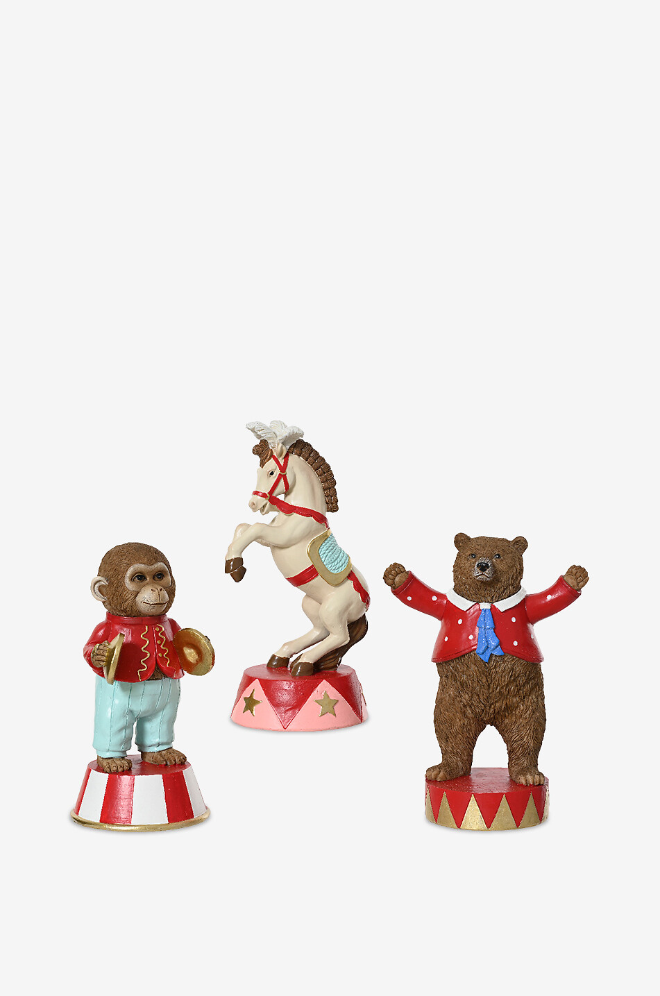 Circus Animals set of 3 figurines
