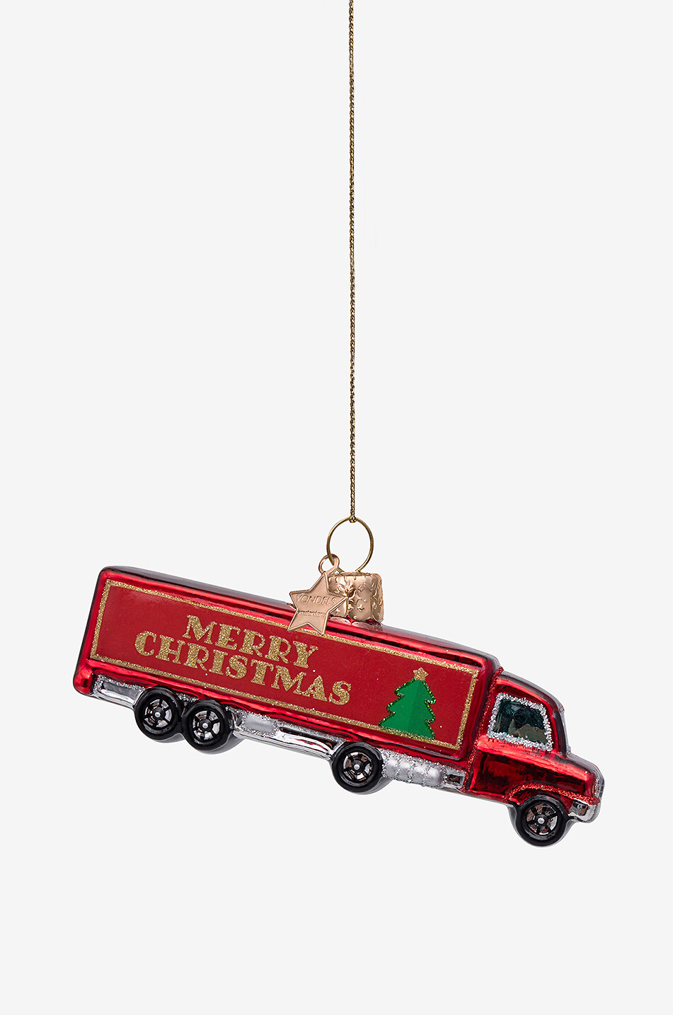 Weihnachtsbaumkugel mit Lkw-Gravur Heritage