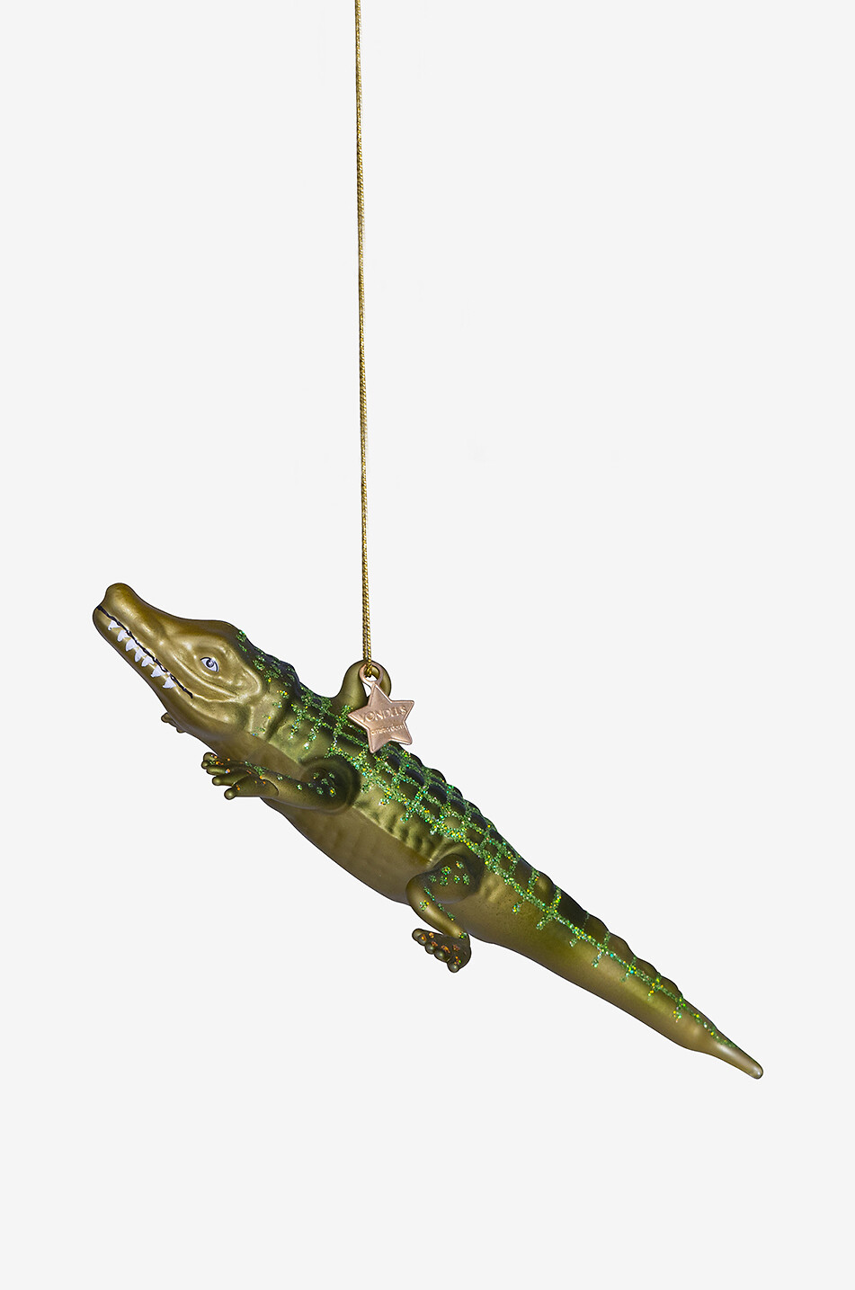 LCCCK Bol à bonbons crocodile, bol à clés amusant pour table d'entrée, sculpture de bouche verte - pour bureau, entrée, art