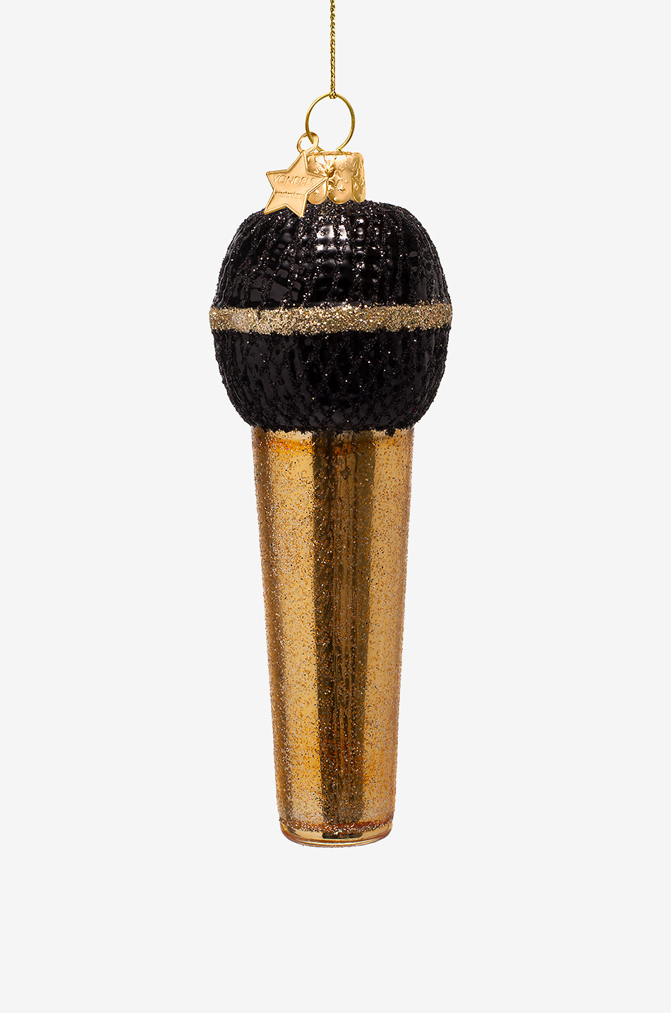 VONDELS Golden microphone Christmas bauble H12 Home MULTI COLOURED 2