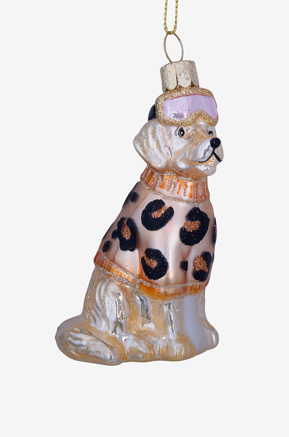 VONDELS Christmas Bauble with Ski Goggles Labrador Home MULTI COLOURED 2