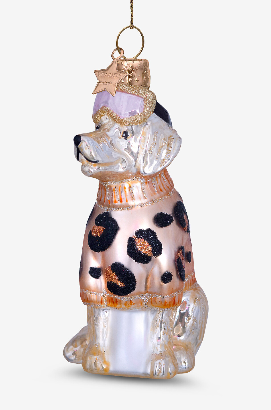 VONDELS Christmas Bauble with Ski Goggles Labrador Home MULTI COLOURED 6