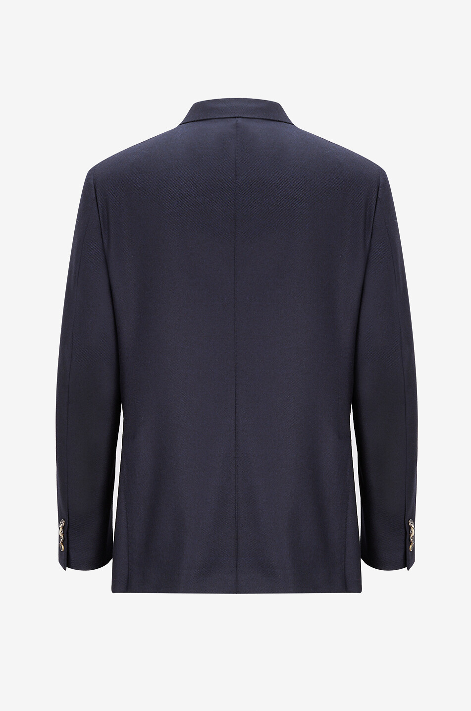 CARUSO Boheme wool twill single-breasted blazer Men DARK BLUE 2