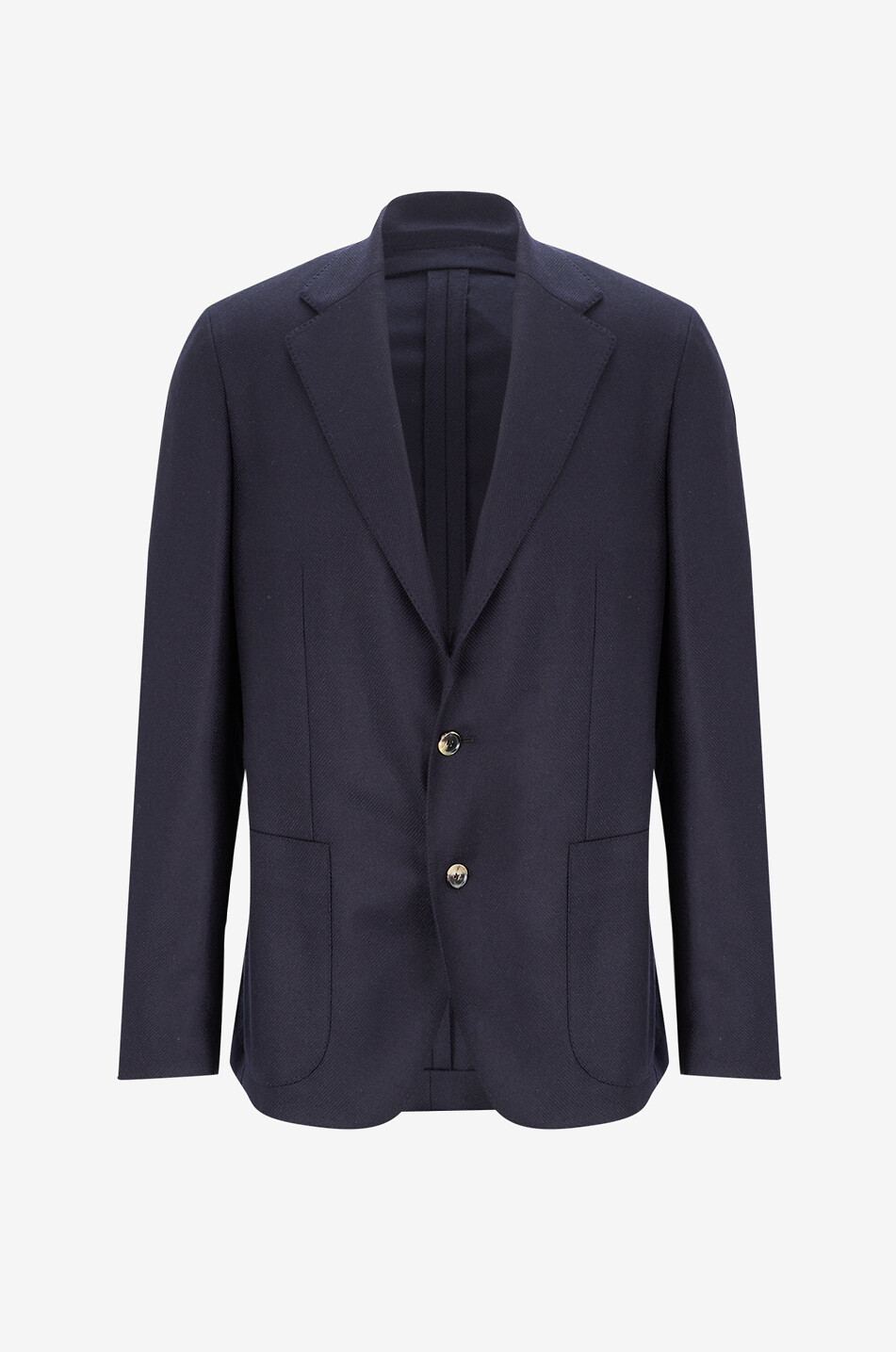 Butterfly cashmere single-breasted blazer - CARUSO - DARK