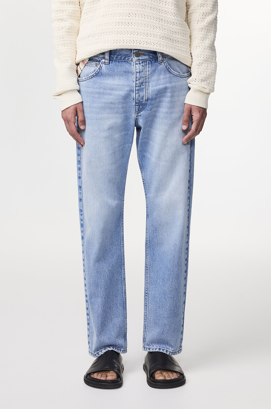 NN07 Sonny organic cotton straight leg jeans Men BLUE 6