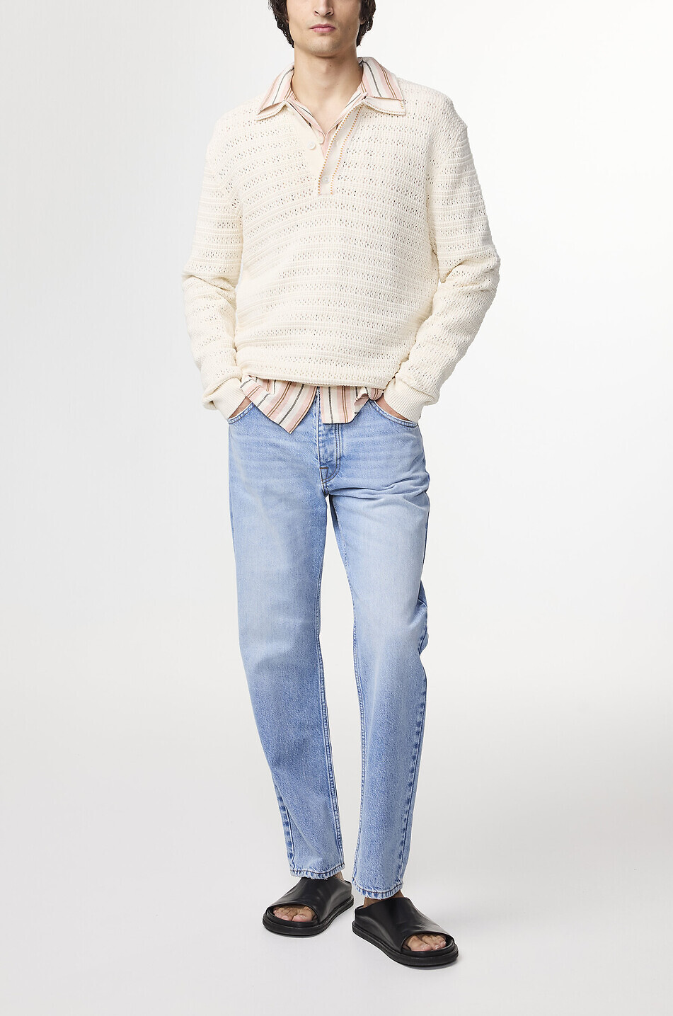 NN07 Sonny organic cotton straight leg jeans Men BLUE 3