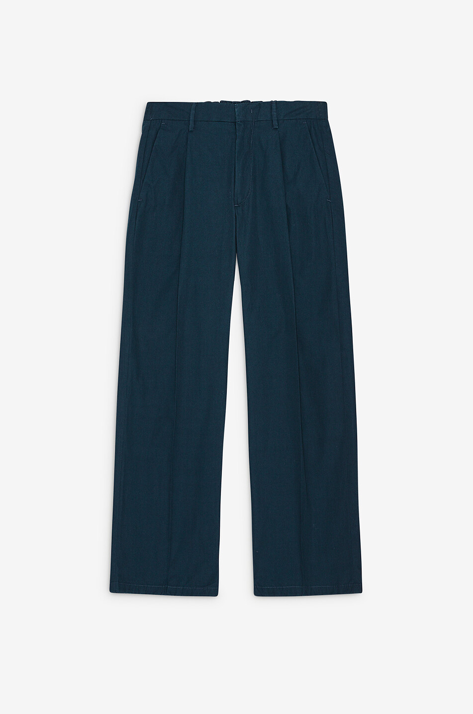 NN07 Kay organic cotton pleated trousers Men DARK BLUE 1