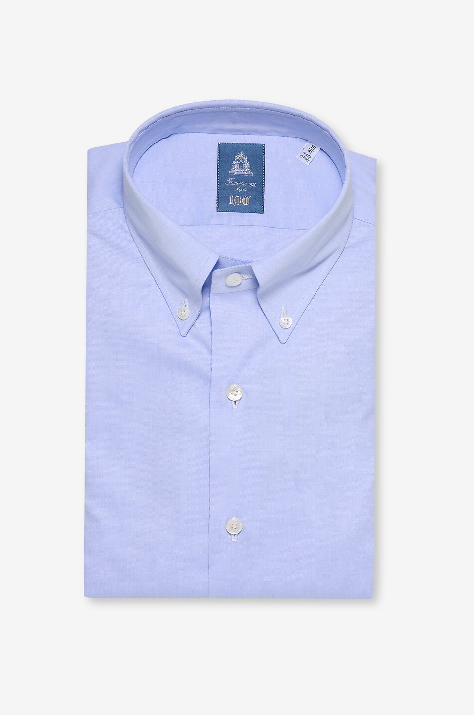 Leonardo button-down collar long-sleeved shirt