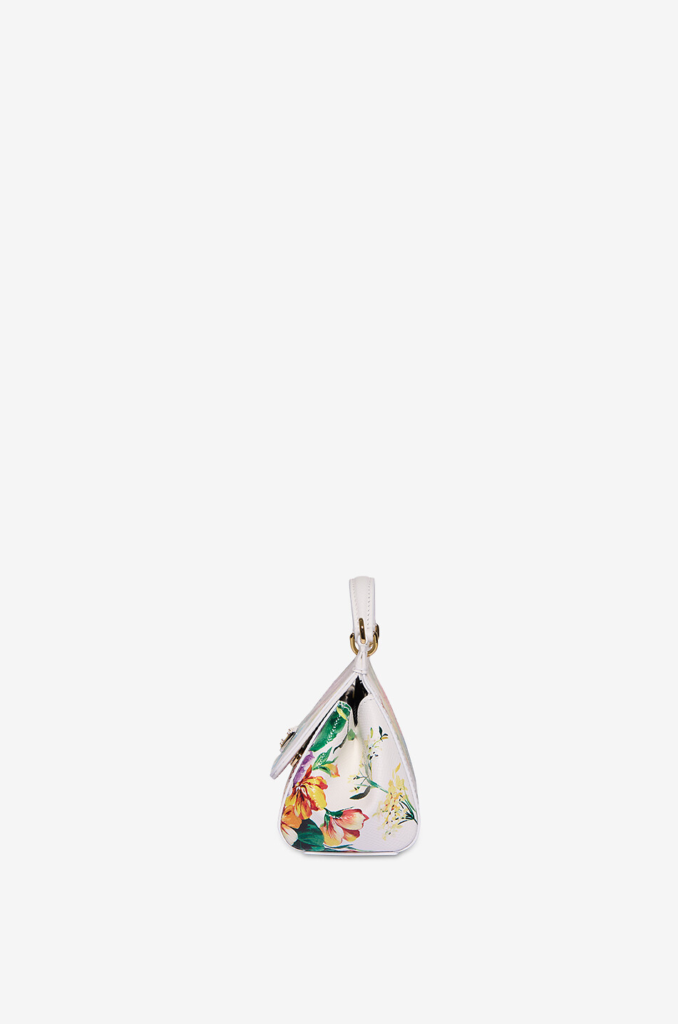 DOLCE & GABBANA Sicily Dauphine leather floral girls' shoulder bag Girl MULTI COLOURED 3