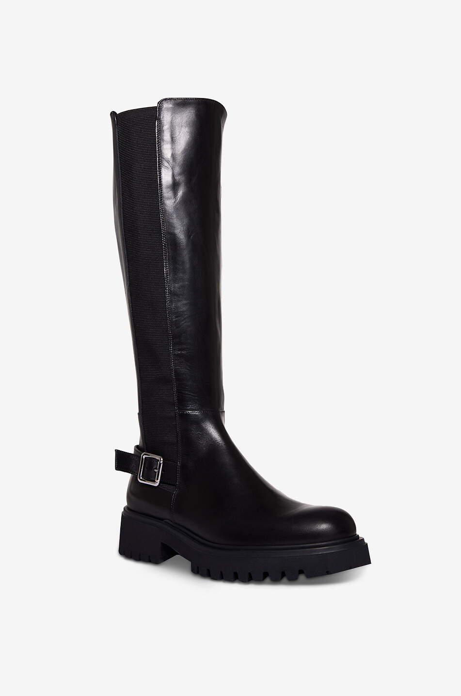 GUGLIELMO ROTTA Stiefel aus Glattleder Woodrow Damen SCHWARZ 1